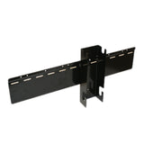 24" WALL HANGING BRACKET SYSTEM FOR 4" TF GRAVITY BINS, BLACK, WALL MOUNT 700057