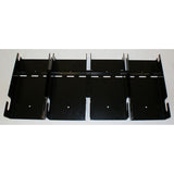 24" WALL HANGING BRACKET SYSTEM FOR 6" TF GRAVITY BINS, BLACK, WALL MOUNT 700058