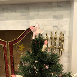 Pre-lit Artificial 3' Christmas Tree | Includes Lighted Basket Base, Fibre Glass Lights and Candles