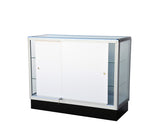 Aluminum showcase full vison 70 inch frame shelf retail store display