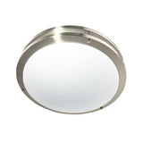 FixtureDisplays® Ceiling Light Fixture Flush Mount 16" Diameter 15W (120 Watts Equivalent) 3000K 1150 Lumens Dimmable Light FIVE UNITS PER LISTING