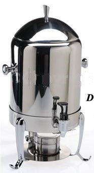 12X10X21" 10 Liters Hot Beverage Dispenser, Coffee Urn, Large Stainless Steel Warm Apple Cider Drink