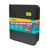 File A Key Binder Letter Size Key Holder Organizer ID Tag Storage Keep Safe LL60020
