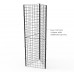2'x 6' (Come in 2 PCS of 2x3') Black Wire Grid Panel Wall Display Grid Wall 15809
